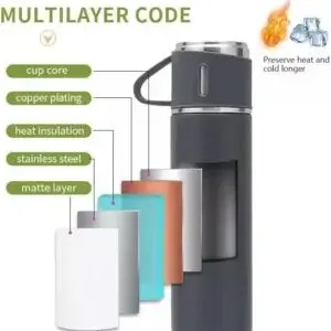 ترمس حراري بثلاث أكواب - الصورة 9