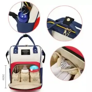 Living Travelling Share Baby Diaper for Unisex Backpack- Black - الصورة 10