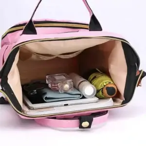 Living Travelling Share Baby Diaper for Unisex Backpack- Black - الصورة 9