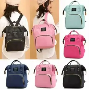 Living Travelling Share Baby Diaper for Unisex Backpack- Black - الصورة 8