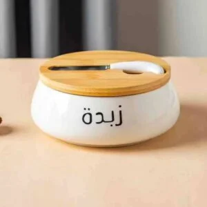 علبه زبده بورسلين دائري