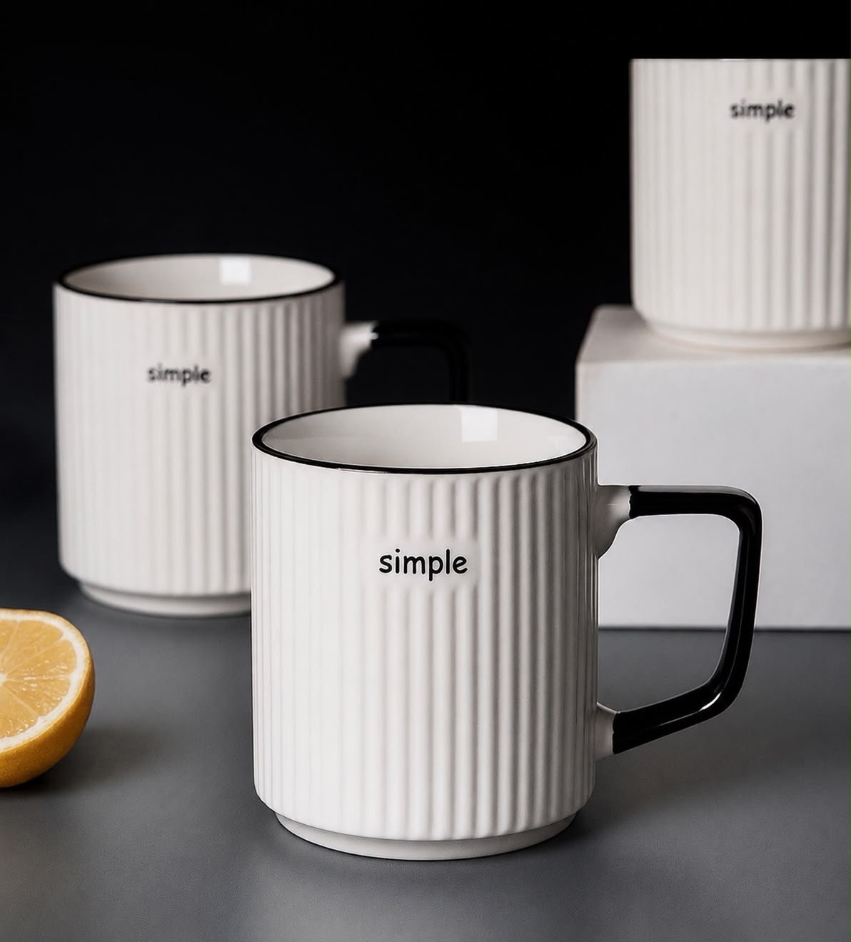 مج سراميك مكتوب عليه Simple - الصورة 2