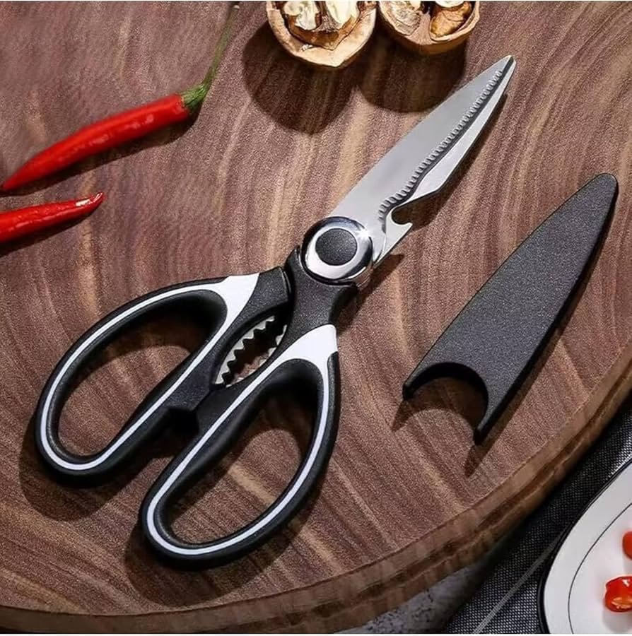 مقص سمك وفراخ بجراب ستانلس ستيل - الصورة 4