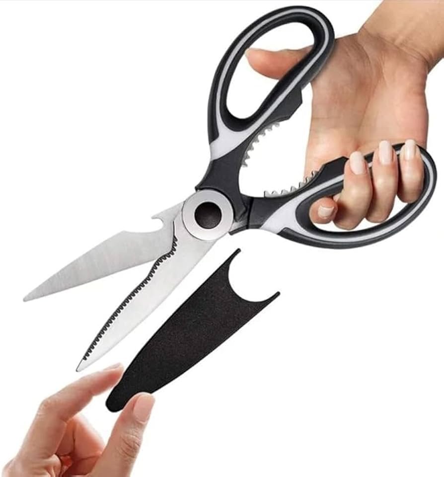 مقص سمك وفراخ بجراب ستانلس ستيل - الصورة 7