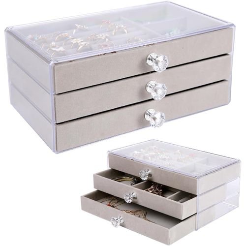 منظم الإكسسوارات الانيق الشفاف - الصورة 7