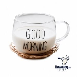 مج زجاجي Good Morning