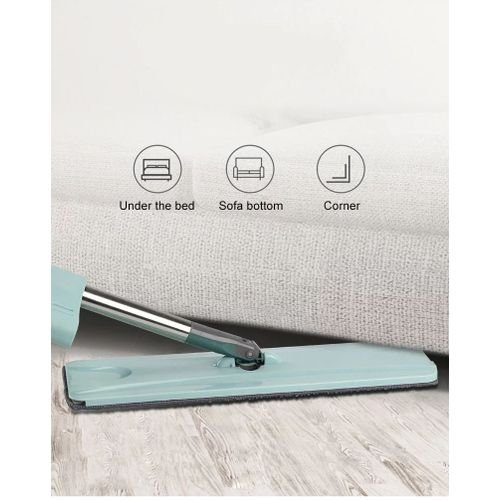 ممسحة أرضيات مسطحة بعصا معدنية - الصورة 2