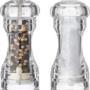 مطحنة فلفل وملح يدوية أكريليك