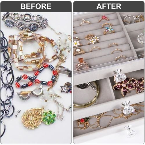 منظم الإكسسوارات الانيق الشفاف - الصورة 3