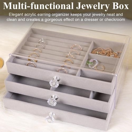 منظم الإكسسوارات الانيق الشفاف - الصورة 4