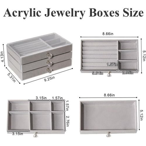 منظم الإكسسوارات الانيق الشفاف - الصورة 6