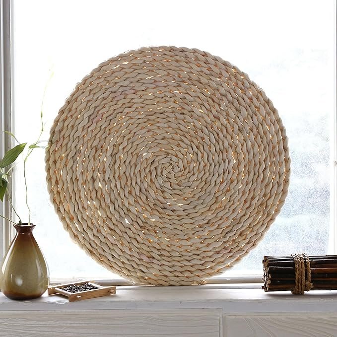 مفارش خوص منسوجة يدوياً سادة - الصورة 8