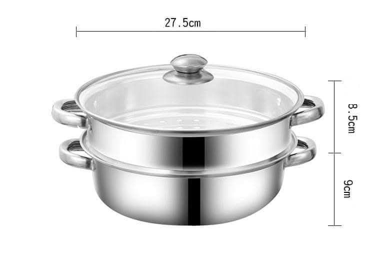 حلةطهي بخار طابقين - الصورة 11