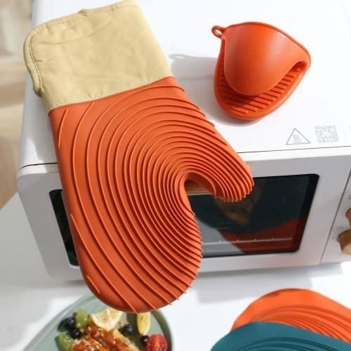 قفاز فرن سيليكون المقاوم للحرارة - الصورة 2