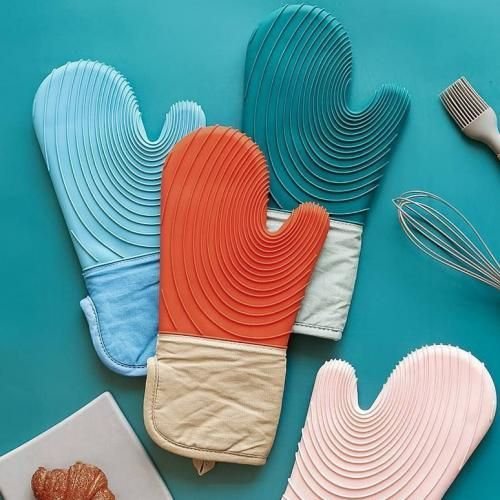 قفاز فرن سيليكون المقاوم للحرارة - الصورة 3