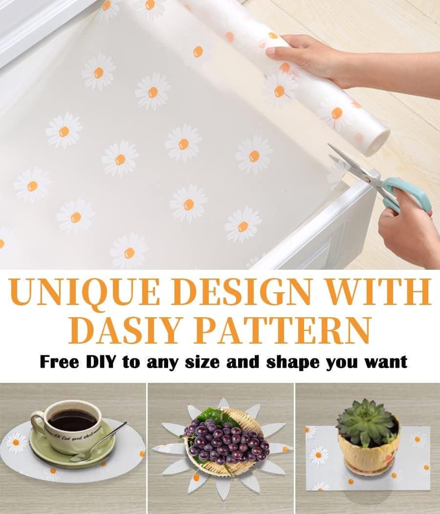 رول حماية وتزيين للأدراج والأرفف بتصميم ورود - الصورة 4