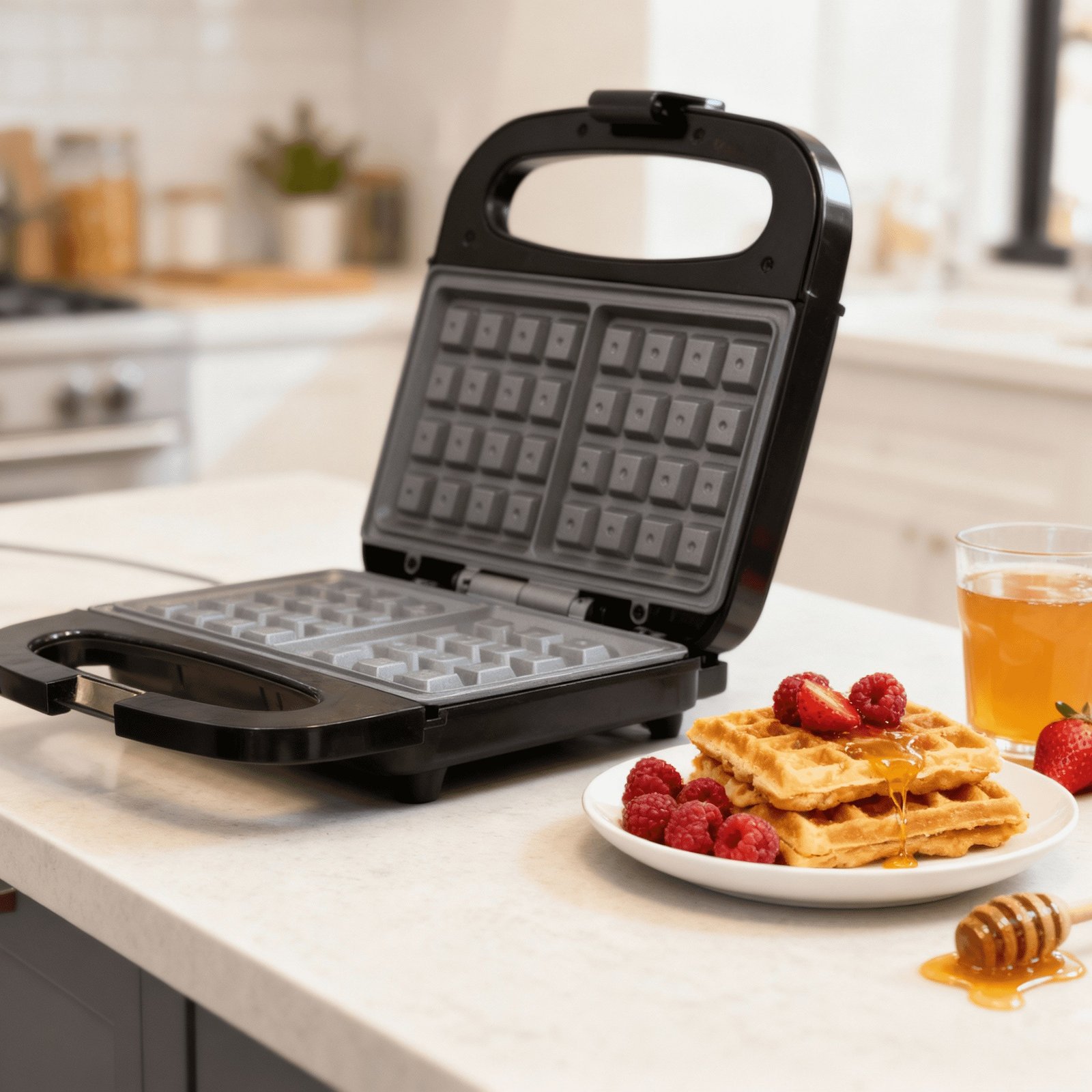 ماكينة وافل كهربائية Bester EE-12204 – 750 وات - الصورة 2