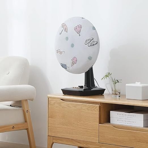 غطاء مروحة قماشي مزخرف للحماية من الغبار - الصورة 3