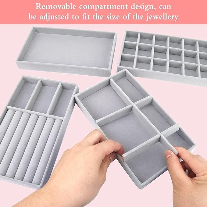 طقم منظم أدراج للإكسسورات والحلي - الصورة 4