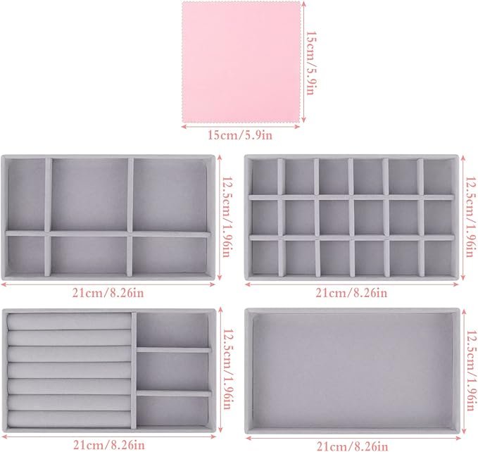 طقم منظم أدراج للإكسسورات والحلي - الصورة 6