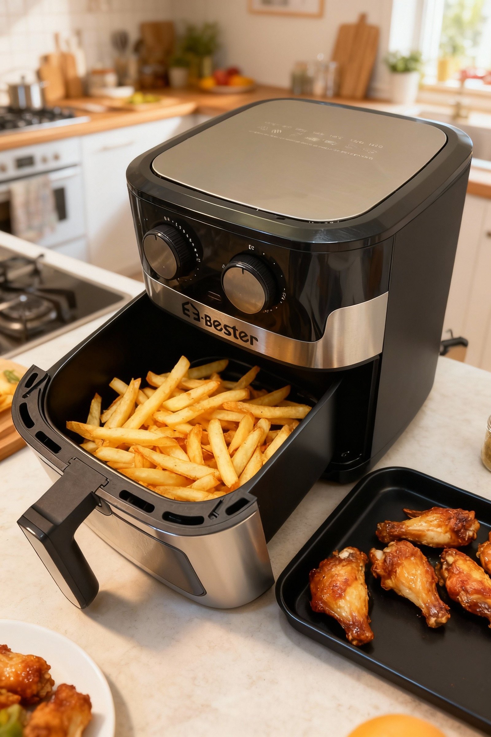 قلاية هوائية Bester سعة 8 لتر – 1800 واط - الصورة 2