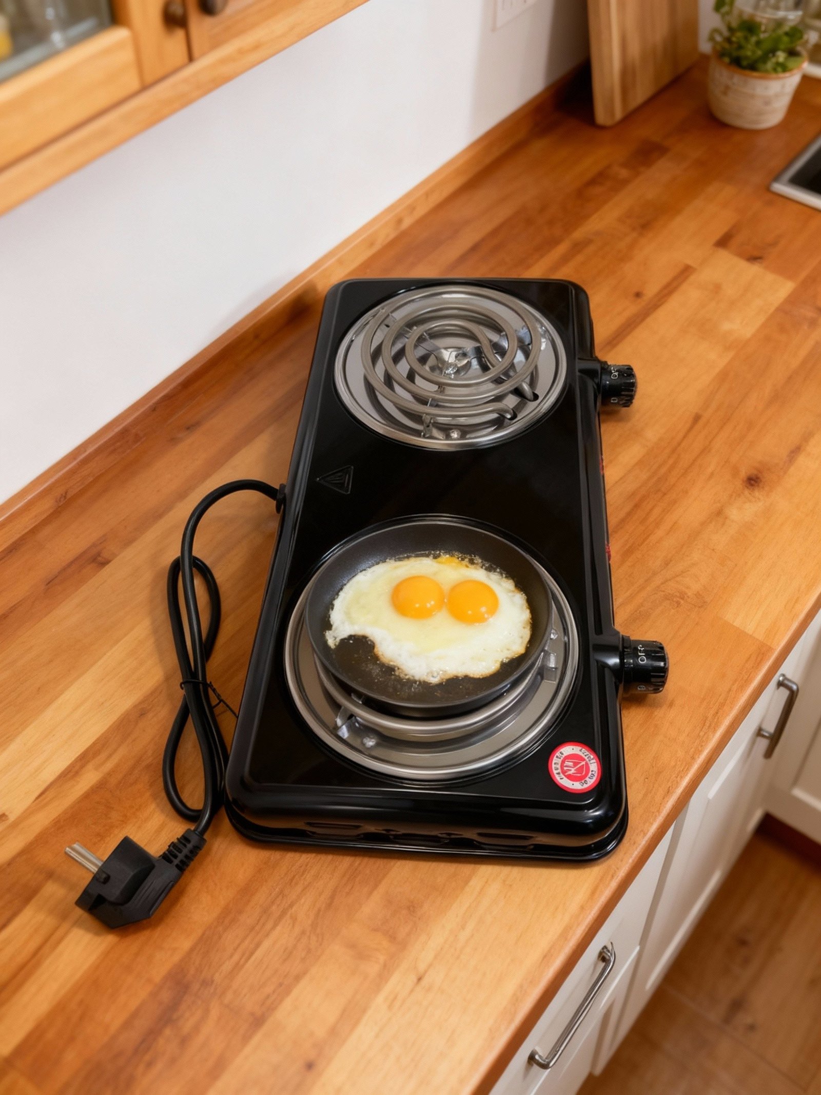 بوتاجاز كهربائي محمول 2 عين بقوة 2000 واط من Bester - الصورة 5