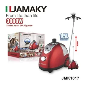 مكواة بخار عمودية بقوة 3000 واط من Jamaky، سعة 1.5 لتر