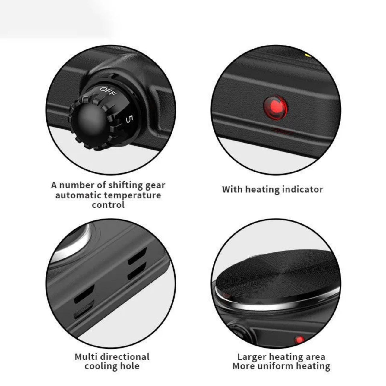 بوتجاز كهربائي مفرد 1000 واط من Bester - الصورة 2