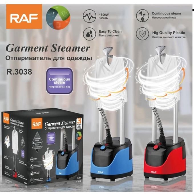مكواة بخار عمودية RAF R.3038 – 1800 وات، بخار مستمر، سهلة التنظيف - الصورة 2
