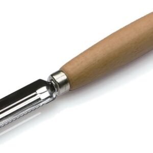 مقوار الخضروات والفواكه بمقبض خشبي