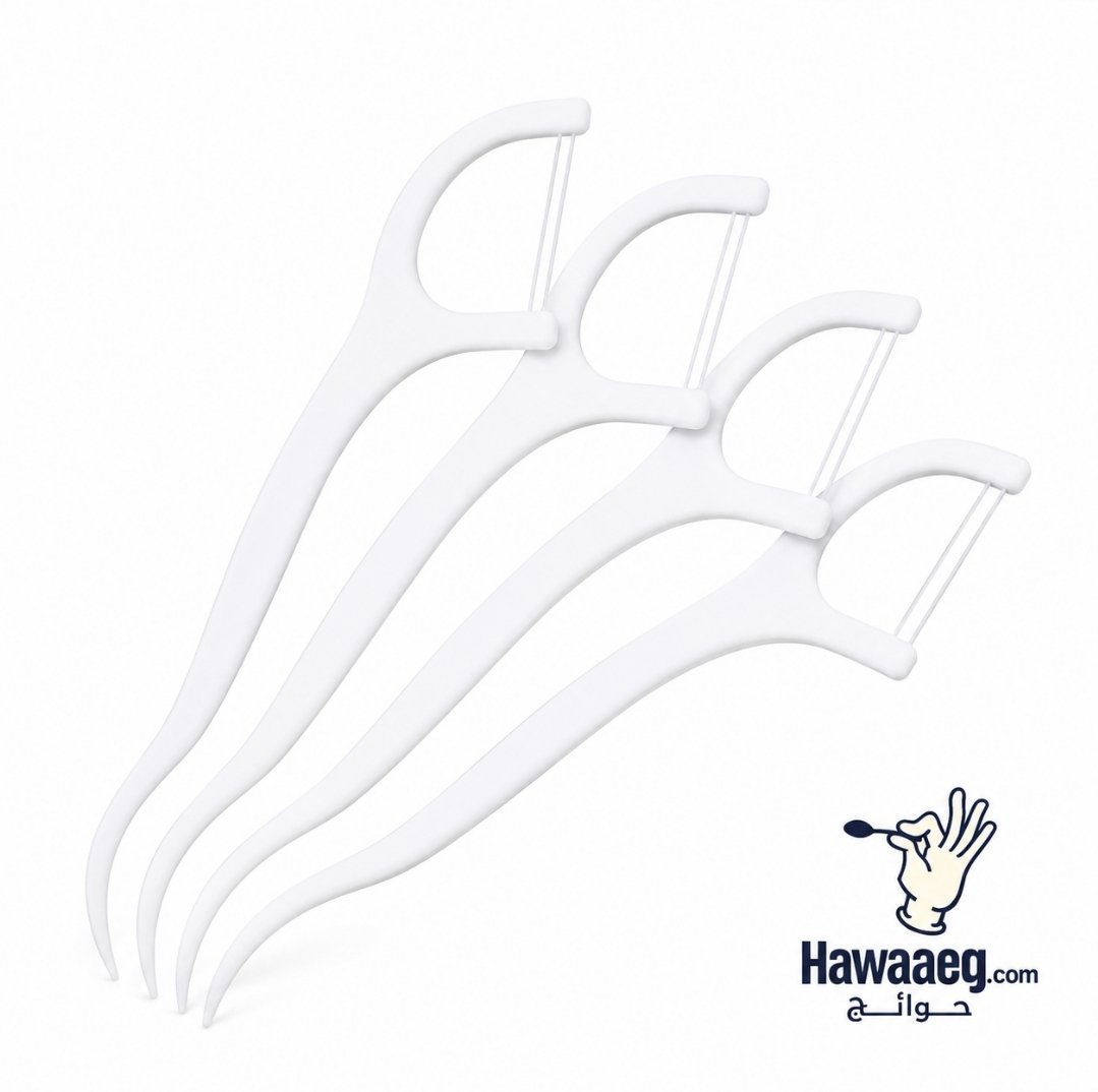 خيط أسنان على شكل عود (TWIN LINE Dental Floss Pick)