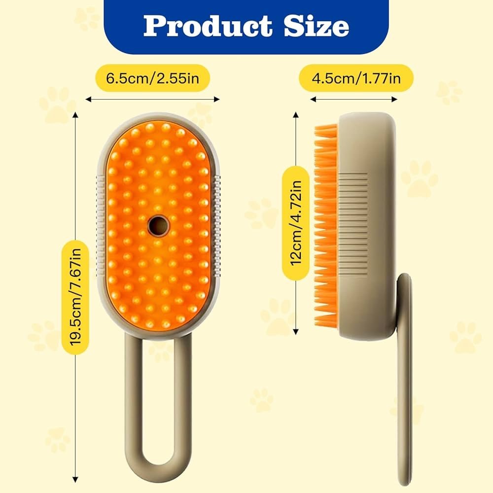 فرشاة بخارية وعطرية للحيوانات المنزلية - الصورة 2