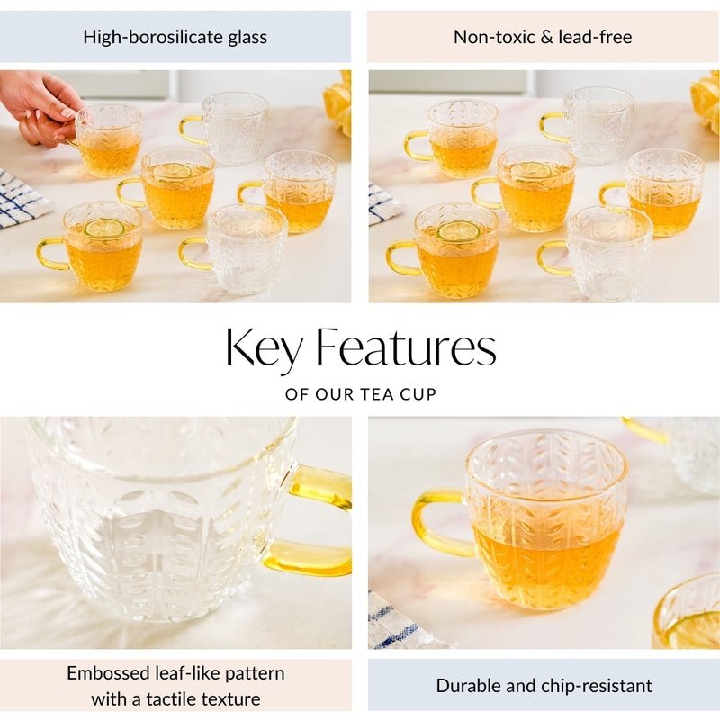 طقم كوبايات تقديم ٦ قطع - الصورة 6