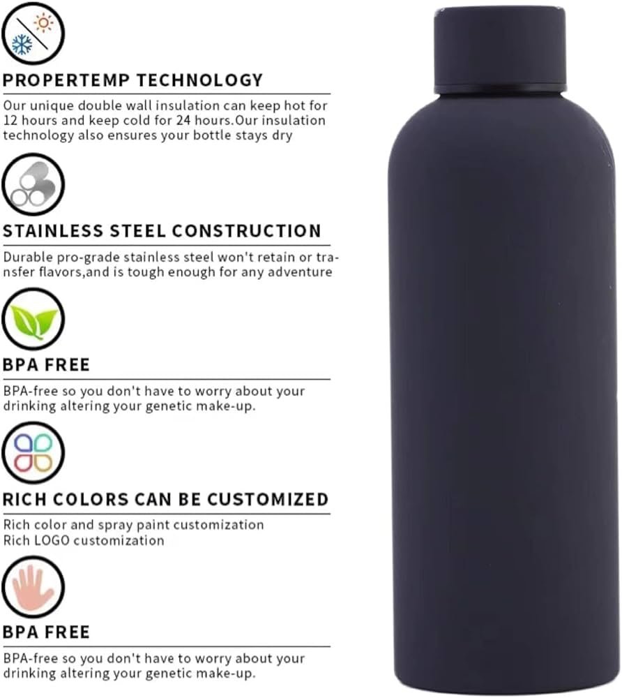 زجاجة مياة استانليس ستيل - ٥٠٠ مل - الصورة 10