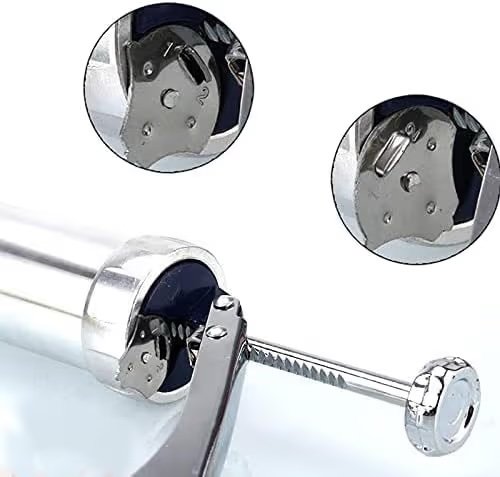 مسدس ضغط البسكويت والبتيفور والمعجنات استانليس ستيل - الصورة 4