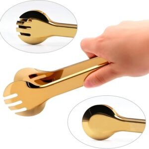 ماسك تقديم الطاعم جولد دائري للتجمعات الفاخرة