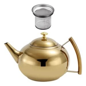 إبريق شاي ستانلس ستيل بتصميم أندلسي 1.5لتر