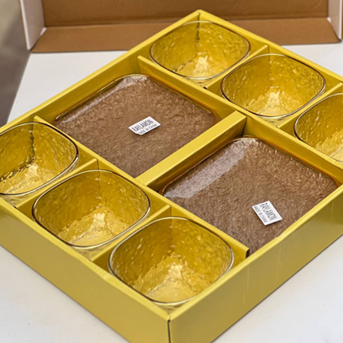 طقم خشاف كريستال فريم جولد ( المنتج المستورد ) - الصورة 10