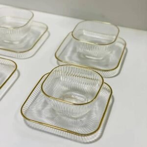 طقم خشاف كريستال فريم جولد ( المنتج المستورد )