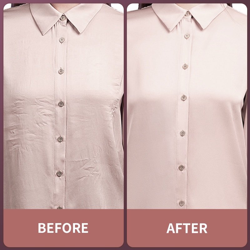 مكواة بخارية محمولة للملابس والستائر لون بينك - الصورة 5