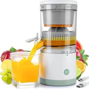 عصارة محمولة لاسيلكية كهربائية اوتوماتيكية للحمضيات والفواكه