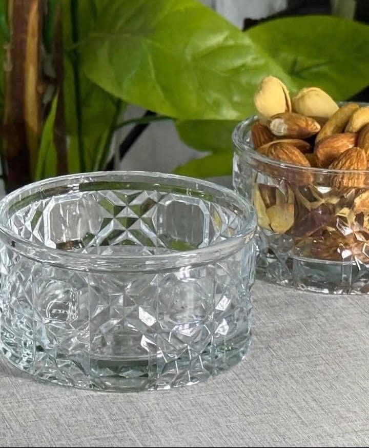 طقم بولات زجاج ( جيلي - رز بلبن - مكسرات ) 6 قطع - الصورة 9