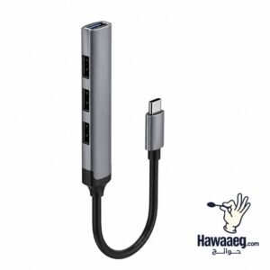 محول 4 في 1 بمنفذ USB-C متوافق مع جميع انظمة التشغيل LDNIO DS-34U