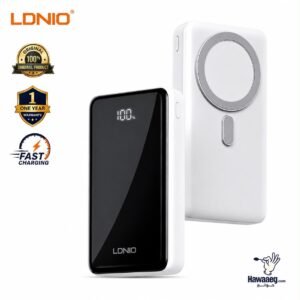 باور بانك مغناطيسي بسعة 20000 مللي أمبير مع شحن لاسلكي سريع 15 وات المنتج الأصلي Original LDNIO PQ18