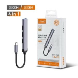 محول 4 في 1 بمنفذ USB-C متوافق مع جميع انظمة التشغيل LDNIO DS-34U