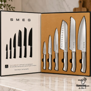 طقم سكاكين سميج 6 قطع ستيل (ماركة SMEG  )