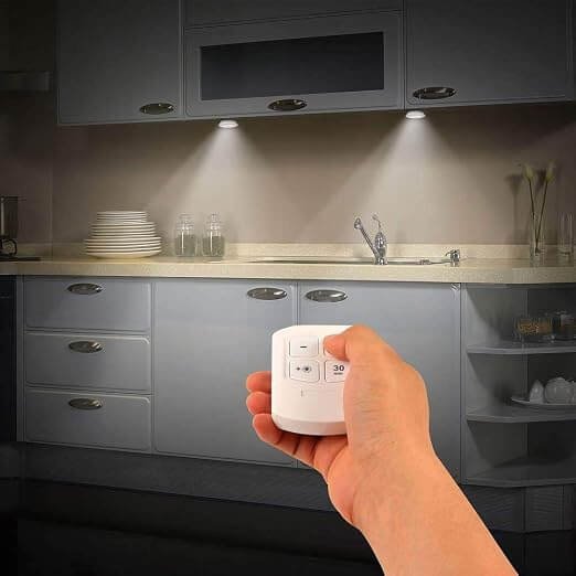 طقم لمبات LED لاسلكية بريموت وتحكم في السطوع – 3 قطع - الصورة 2