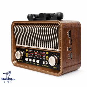 راديو انتيكا محمول R-158BT بلوتوث وUSB – FM/AM/SW