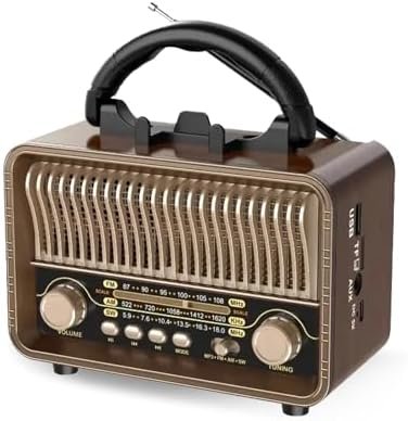 راديو انتيكا محمول R-158BT بلوتوث وUSB – FM/AM/SW - الصورة 2